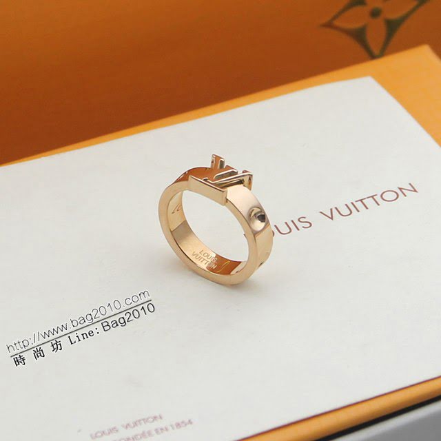 Louis Vuitton新款飾品 路易威登字母戒指 LV粗圓環戒指  zglv1836